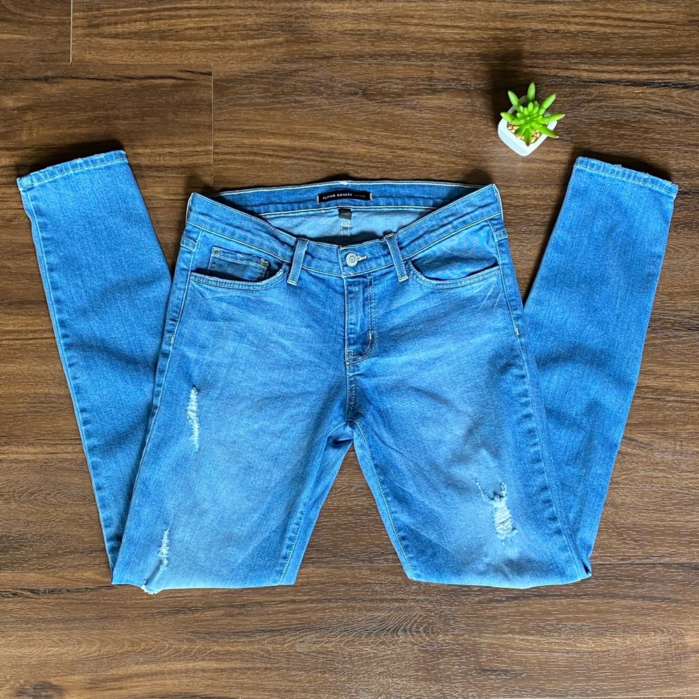 Flying Monkey Low Rise Skinny Stretch Jeans Sz 28